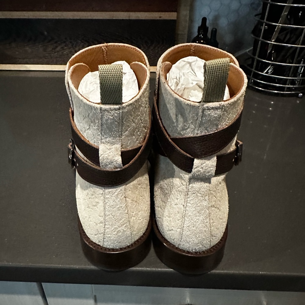 TAFT Men’s Size 8 Jodhpur Boots In Cream Color - Picture 3 of 6
